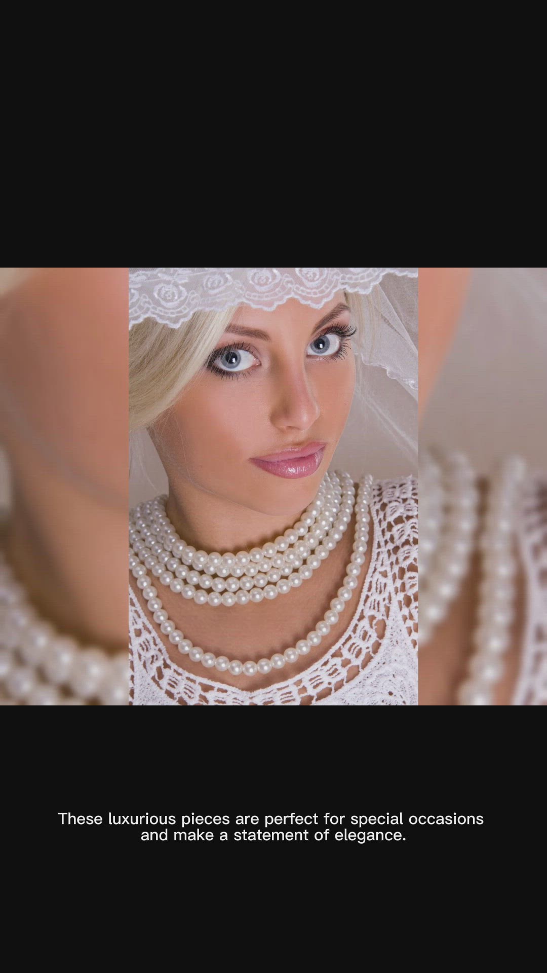 Video thumbnail for 3 strand pearl necklace