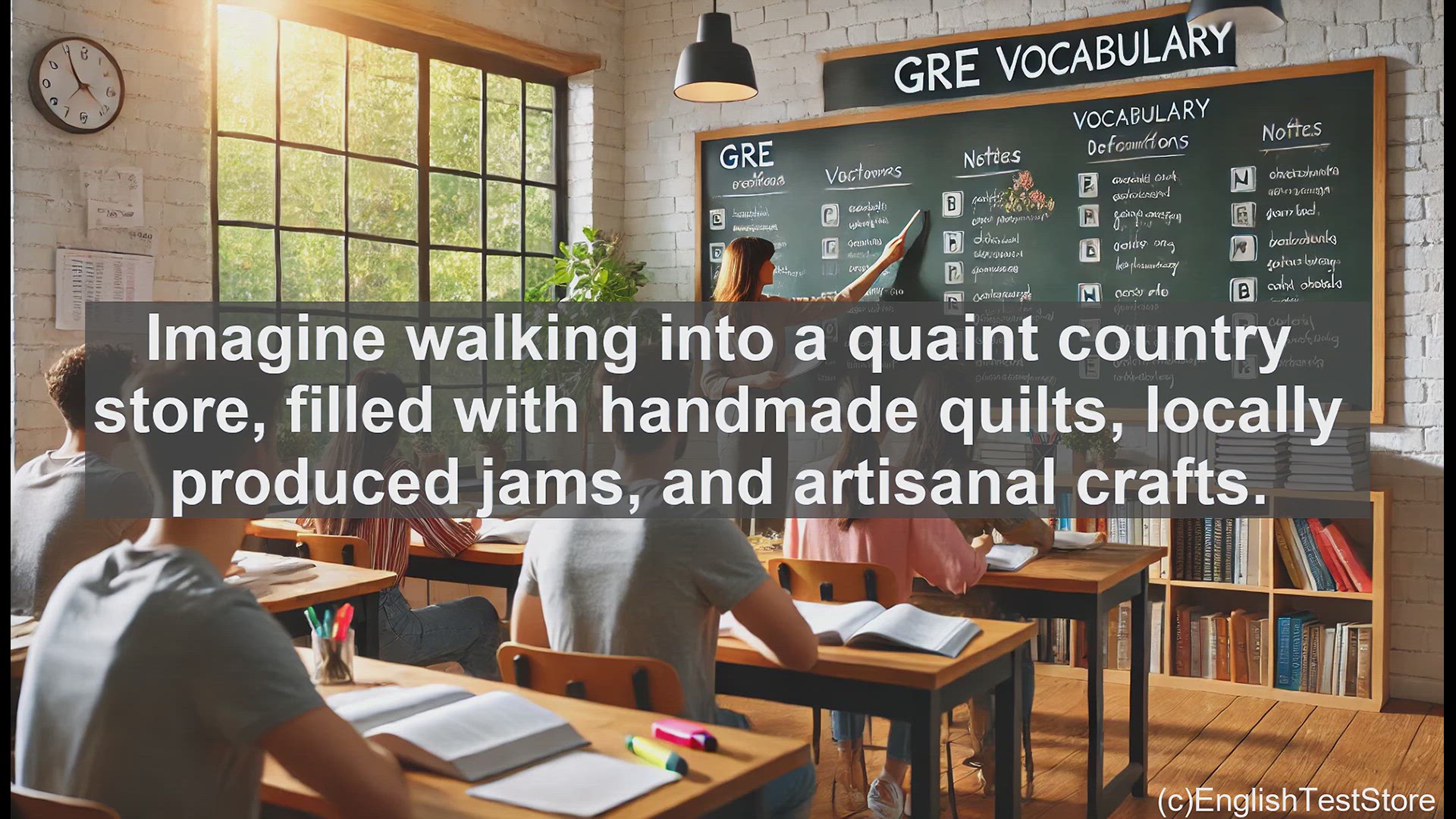 'Video thumbnail for GRE Vocabulary Lesson: Homespun - The Charm of Simplicity in Language'