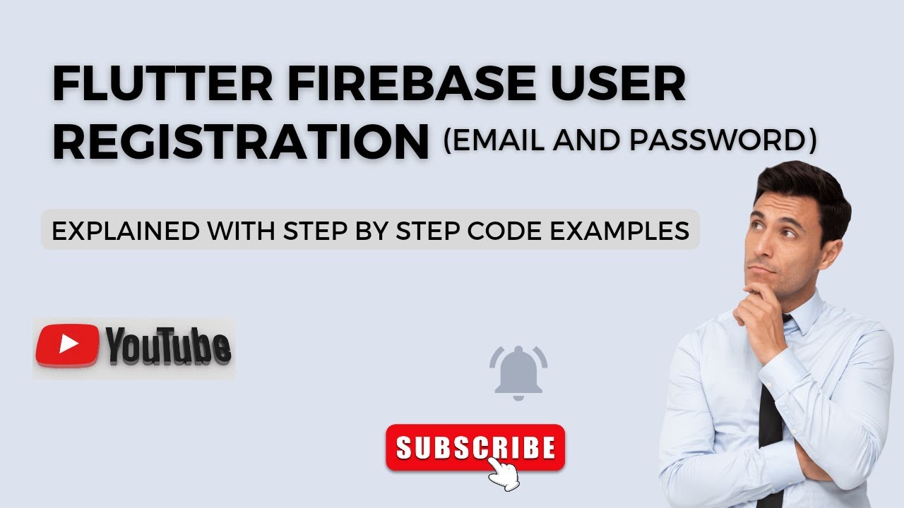 'Video thumbnail for Flutter Firebase User Registration with Email and Password | Flutter Tutorial | Part 2'