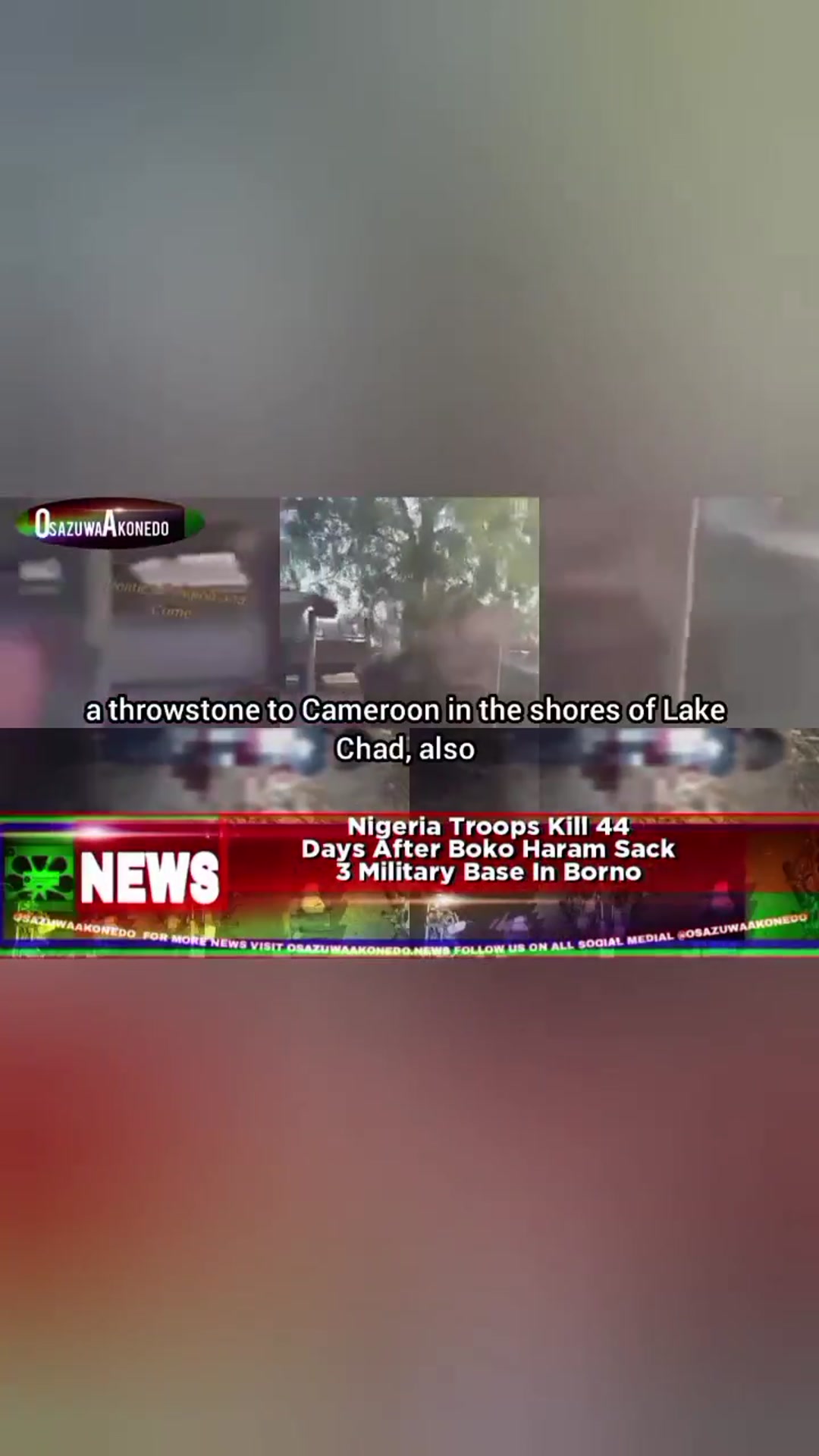 'Video thumbnail for Nigeria Troops Kill 44 Days After Boko Haram Sack 3 Military Base In Borno '