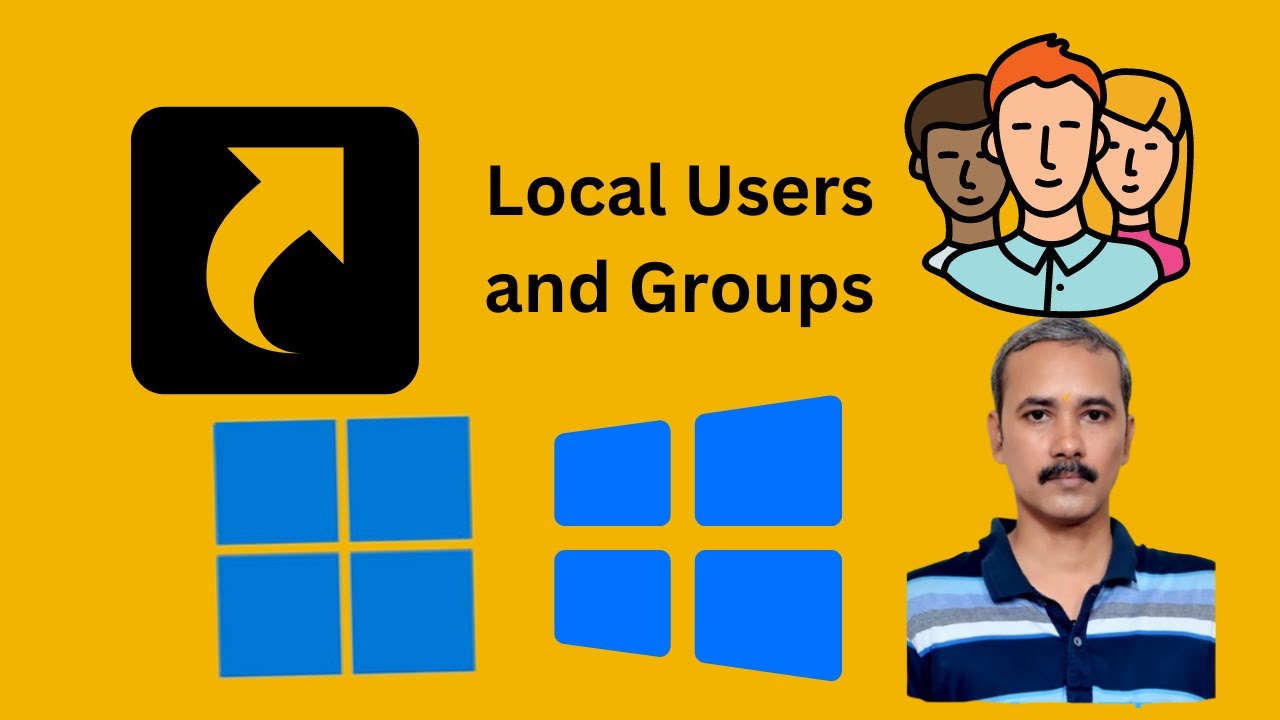 'Video thumbnail for How to Create a Desktop Shortcut for Local Users and Groups on Windows 11 or 10 | GearUpWindows'