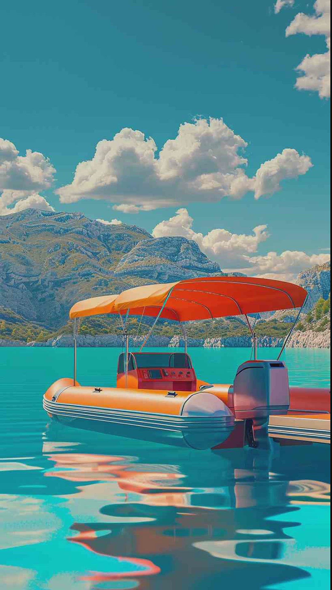 'Video thumbnail for free clip art pontoon boat'