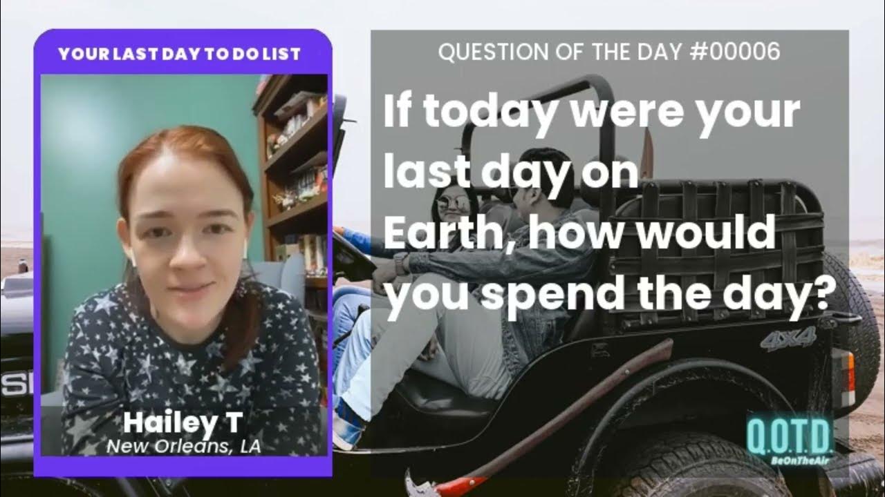 Video thumbnail for Hailey might take a nap on her last day on Earth, as well as eat and hang out!