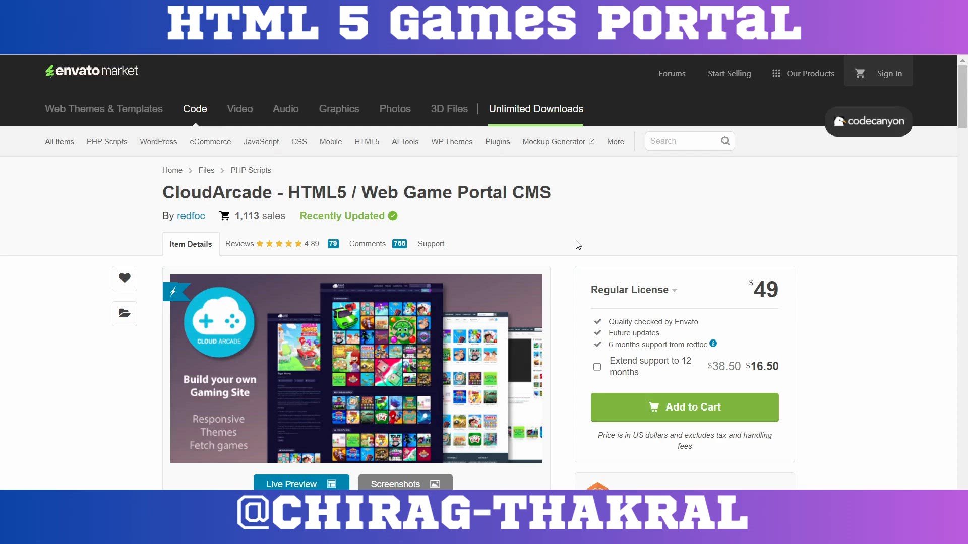 Video thumbnail for Earn Money By Making HTML 5 Games Portal || Part One