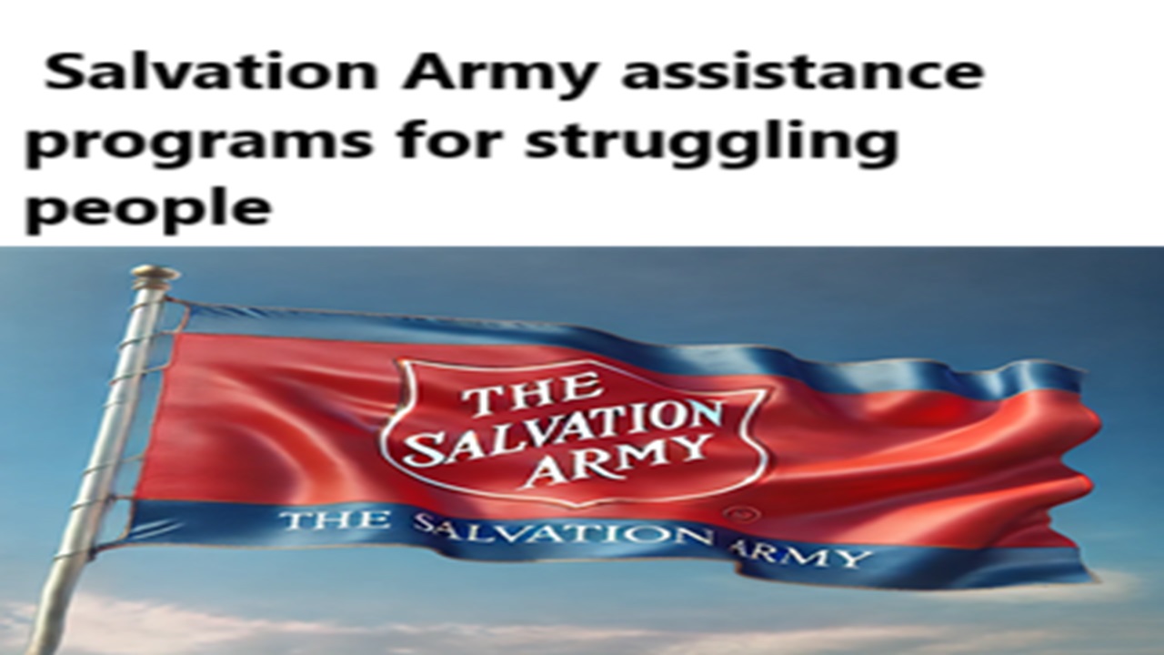 Video thumbnail for How The Salvation Army Helps The Low-Income