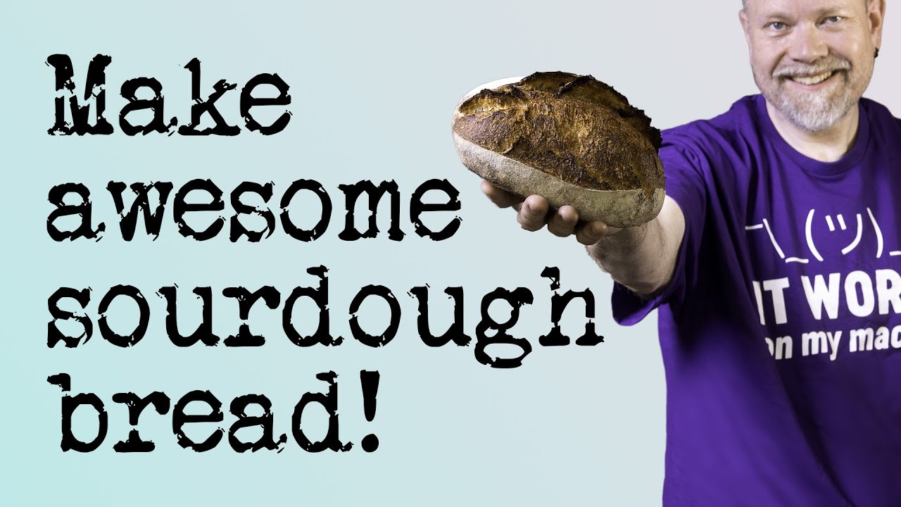 Video thumbnail for Foodgeek Master Recipe v2 | Foolproof Sourdough Bread for Beginners