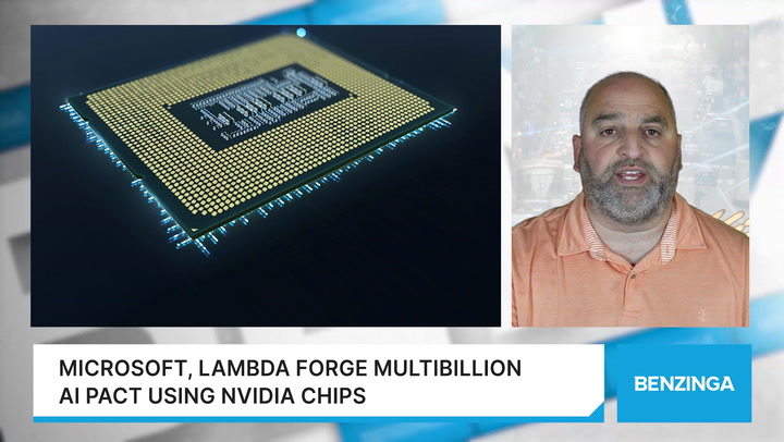 Video thumbnail for Microsoft, Lambda Forge Multibillion AI Pact Using Nvidia Chips