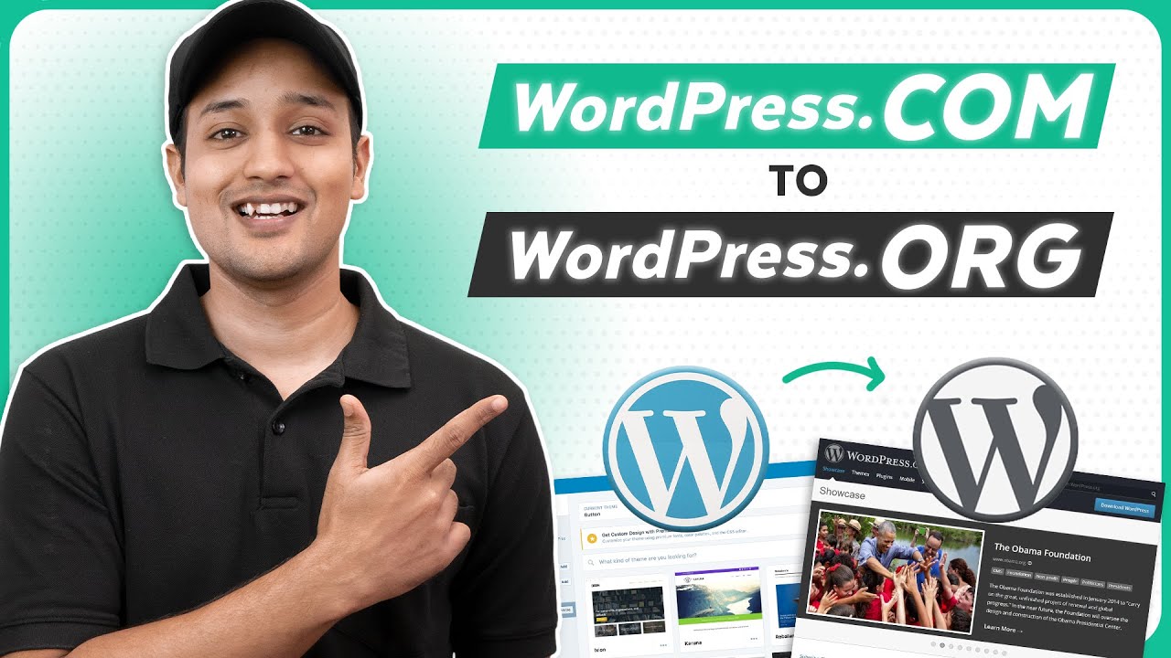 'Video thumbnail for How To Migrate your Website From WordPress.com to WordPress.org (2023)'