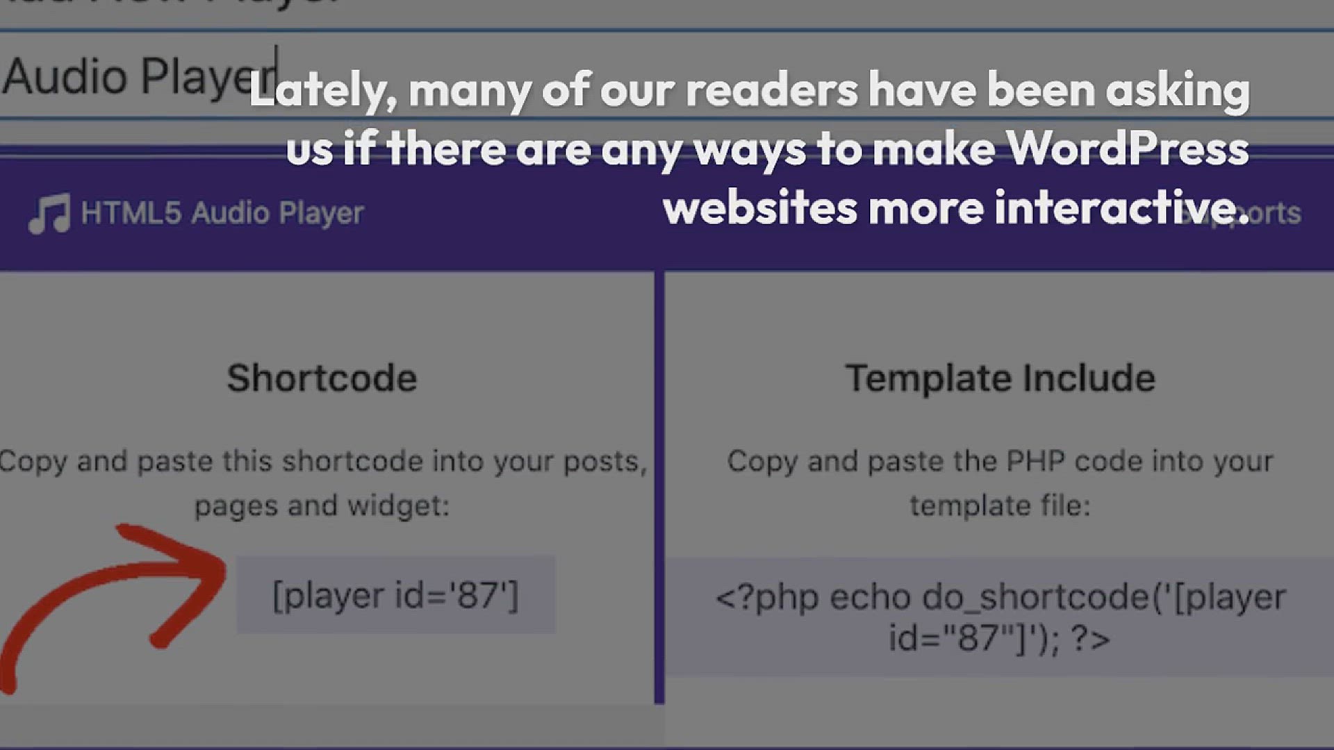 'Video thumbnail for How to Add an Audio Music Player Widget in WordPress'