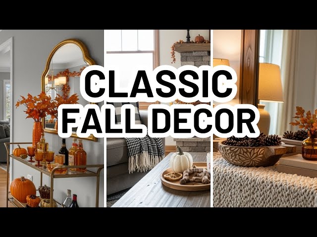 Video thumbnail for 5 CLASSIC FALL DECORATING THEMES