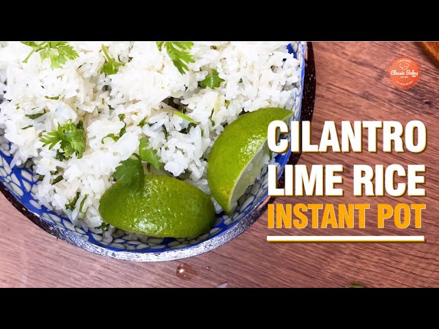 Video thumbnail for Easy Instant Pot Cilantro Lime Rice – Ready in Minutes! #veganrecipes #vegetarianrecipes