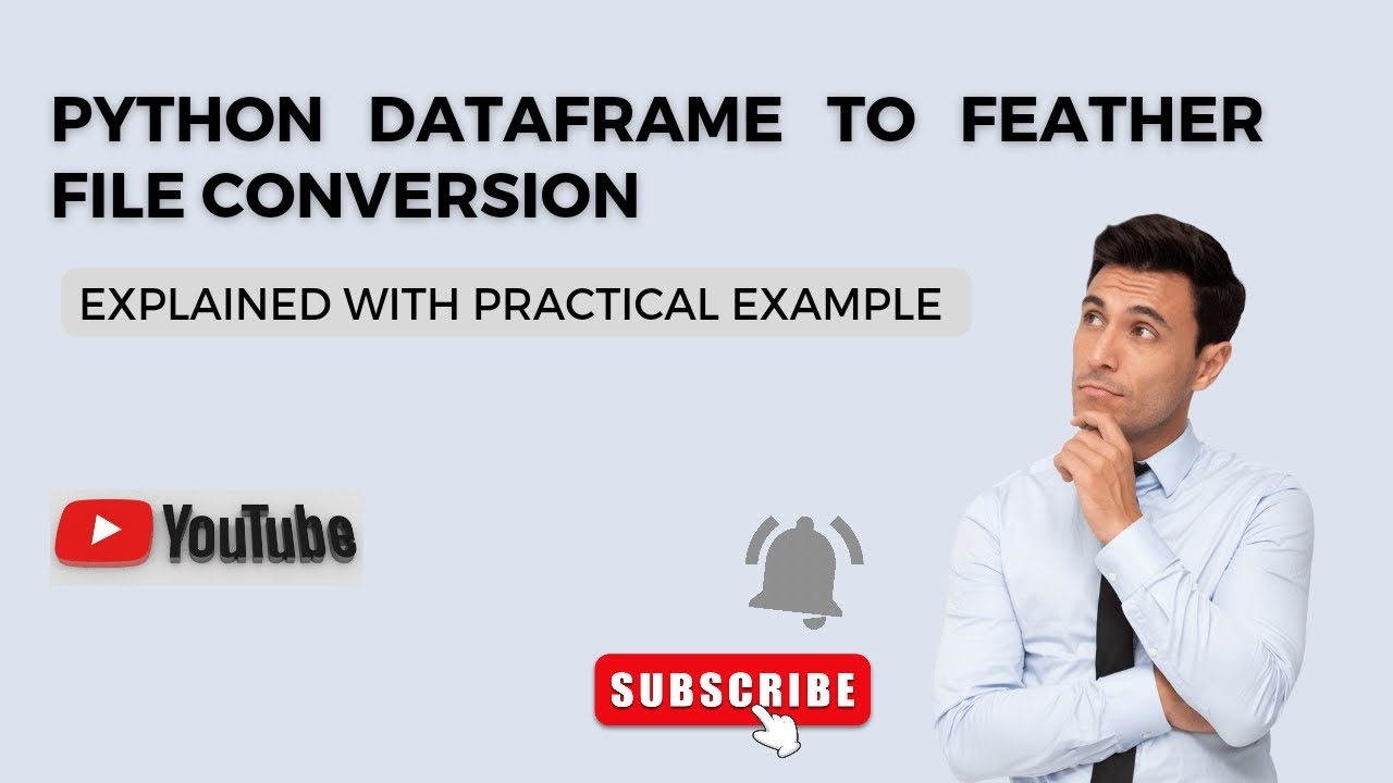 'Video thumbnail for Python Dataframe to Feather File Format Conversion | Python Tutorial'