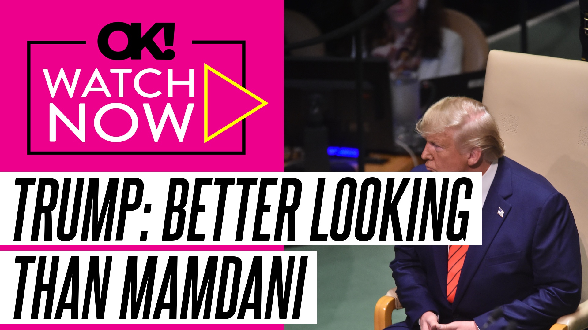 Video thumbnail for Donald Trump Brushes Off Zohran Mamdani Comparison: 'I'm a Much Better-Looking Person'