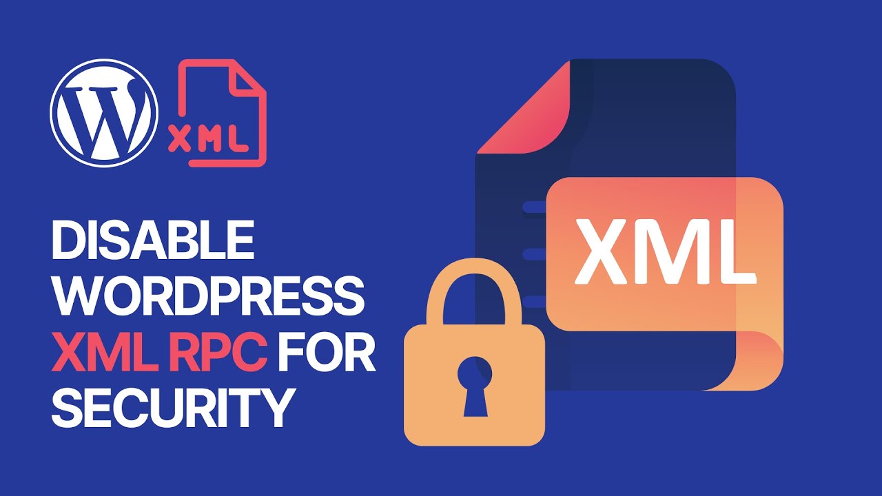 'Video thumbnail for How To Disable WordPress XML RPC To Enhance Your Site Security_ Easy Method Tutorial 🔒'