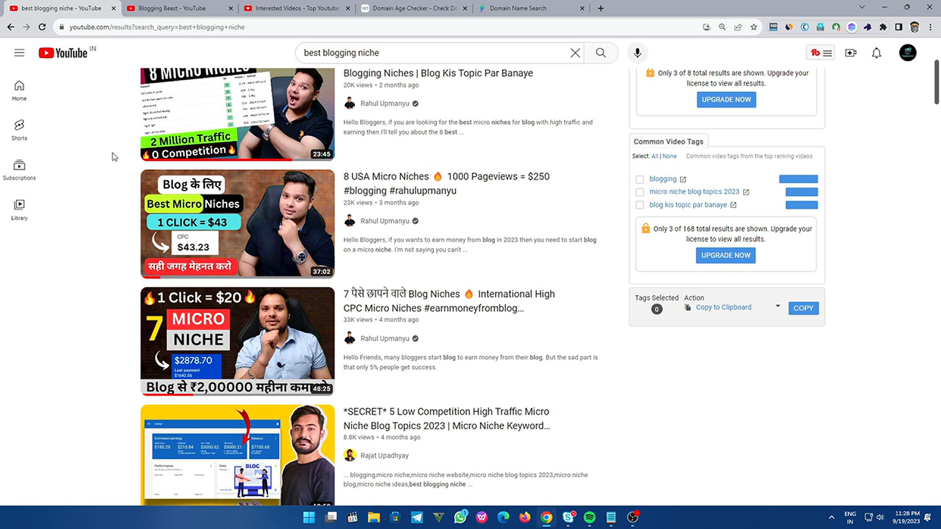 'Video thumbnail for Unique U.S.A Blogging Niche Idea _ Zero Competition'