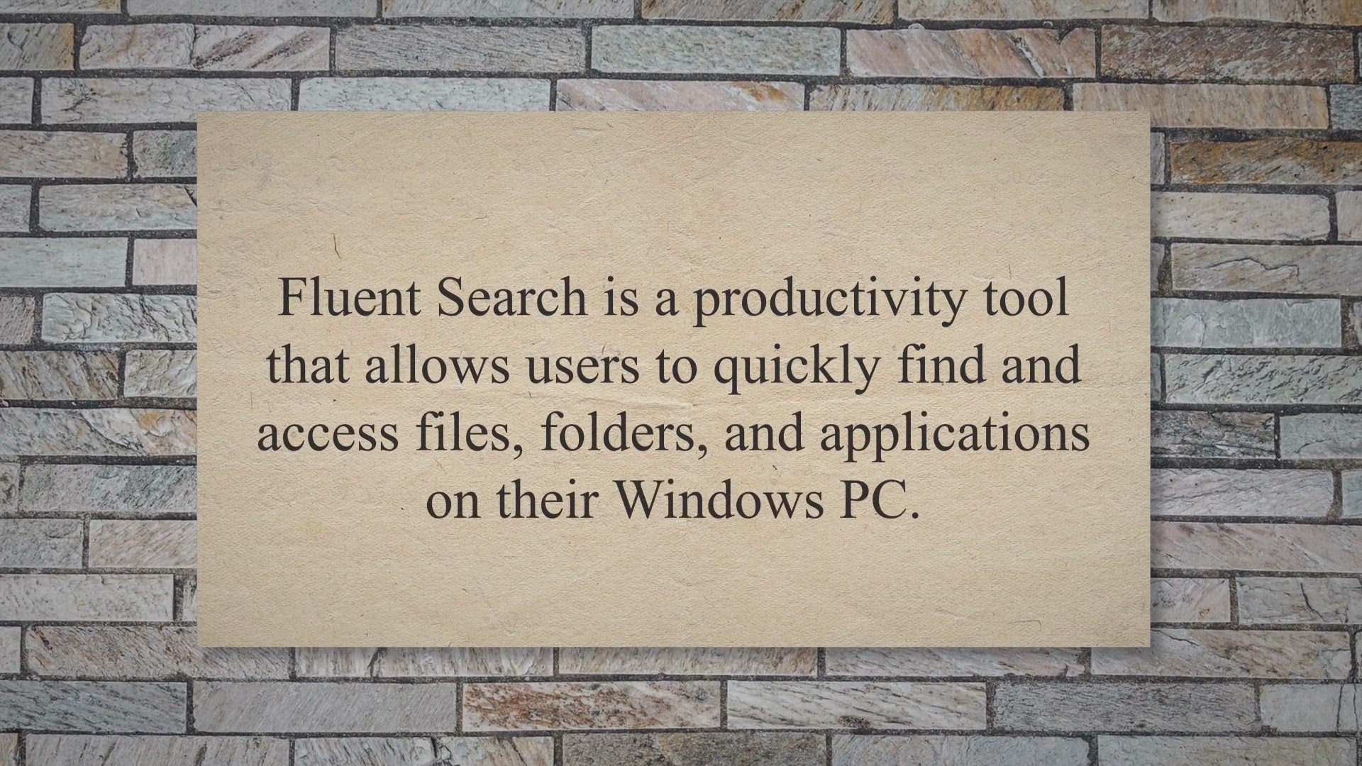 'Video thumbnail for Fluent Search: A Fast and Powerful Search Tool for Windows 11 and 10'