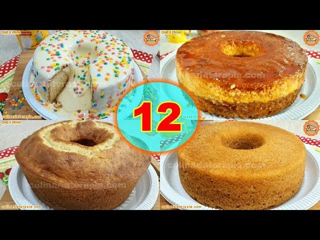 'Video thumbnail for 4 BOLOS CASEIROS MAIS VENDIDOS NA CONFEITARIA - n° 12 - Culinária Terapia por Dyne e Zinha'