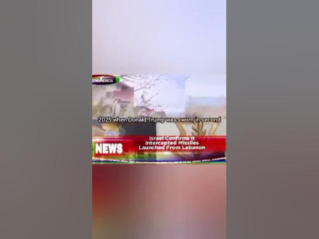 Video thumbnail for Israel Confirms It Intercepted Missiles Launched From Lebanon