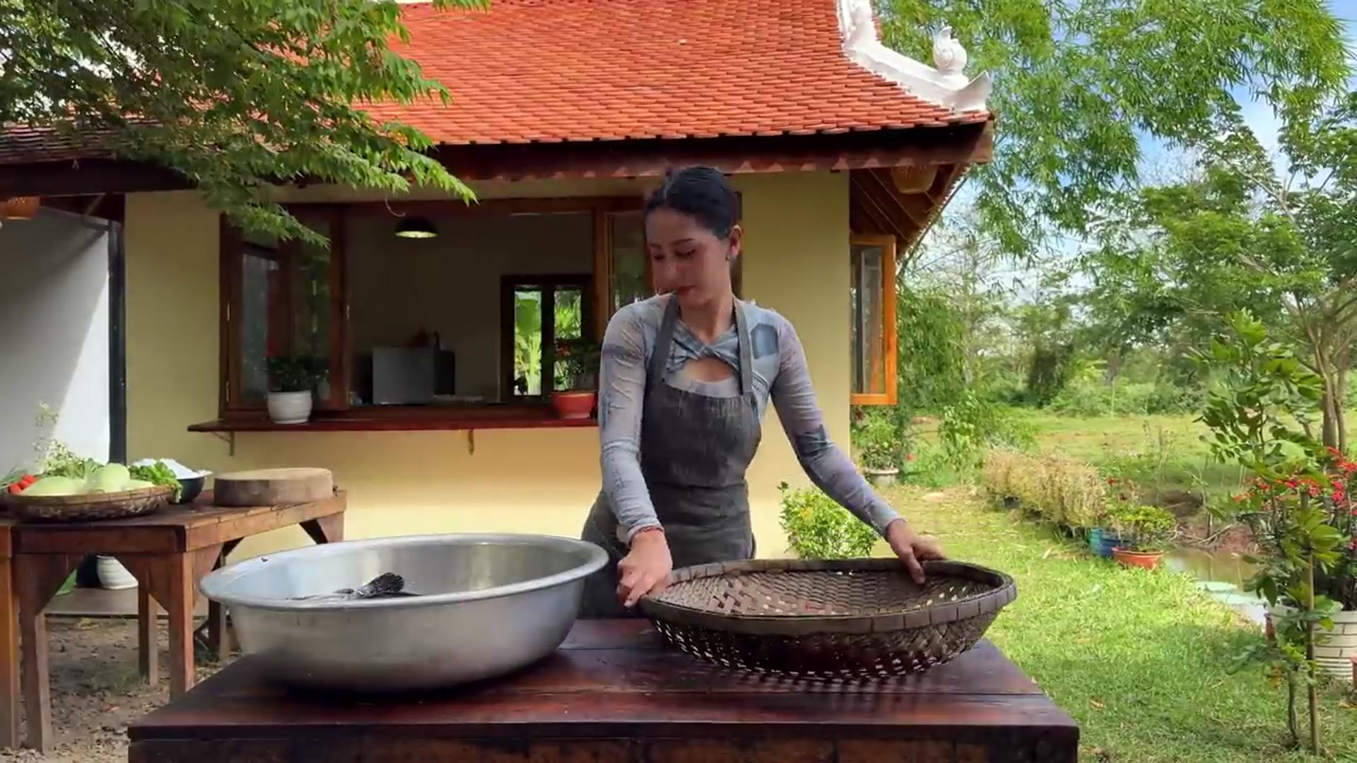 Video thumbnail for How to cook fish stir-fry recipe in my countryside - Amazing video (720p 30fps)