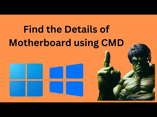 'Video thumbnail for How to Find the Details of Motherboard on Windows 11 or 10 PC using CMD | GearUpWindows Tutorial'