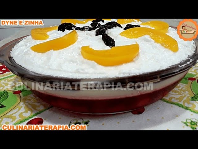 'Video thumbnail for Manjar de Natal, Sobremesa Do REI, Gelatina Rei Alberto, um Manjar Clássico Para Festas'