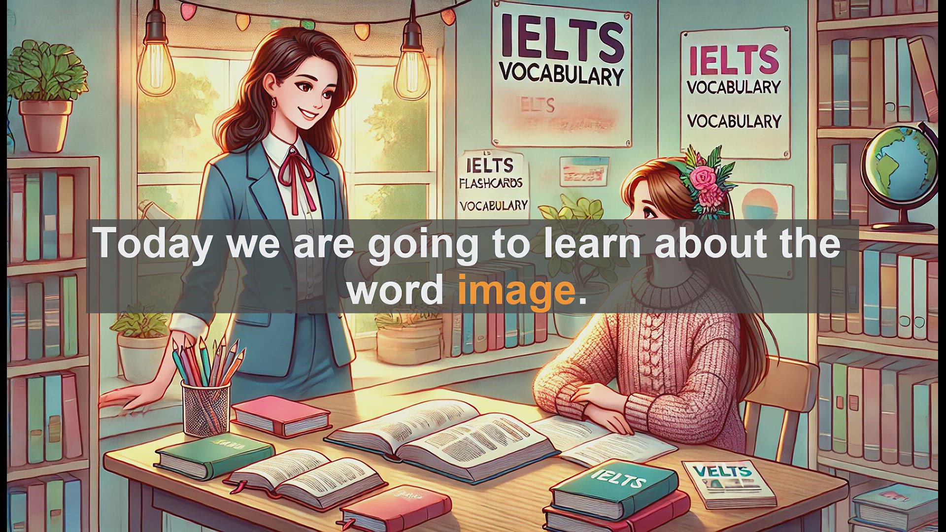 'Video thumbnail for 2500 Must Know IELTS 5.5 Vocabulary - Understanding the Word 'Image': Meanings, Uses, and Origins'