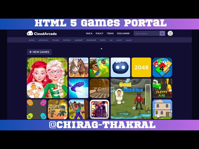 Video thumbnail for Earn Money By Making HTML 5 Games Portal || Part Six