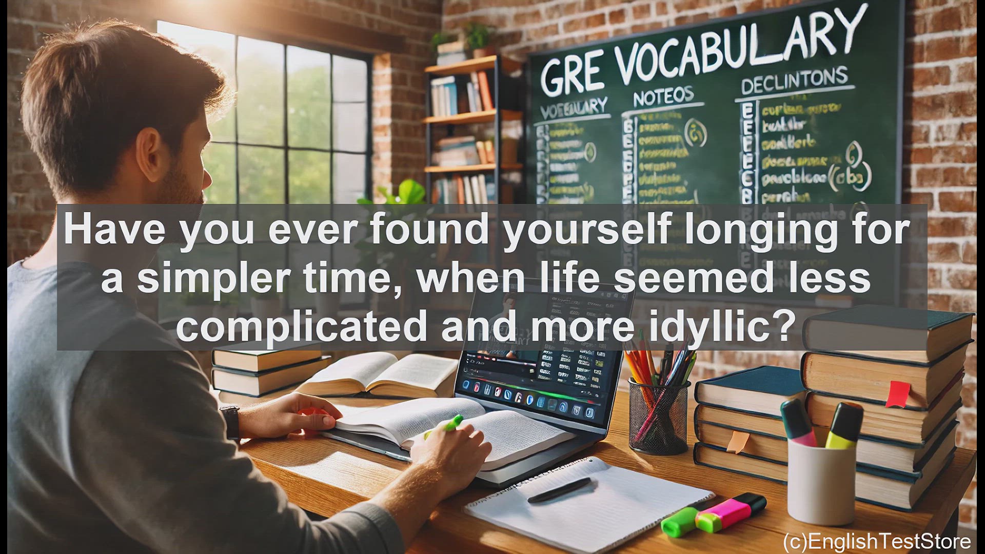 'Video thumbnail for GRE Vocabulary Lesson: Yore - Exploring the Charm of Times Past'