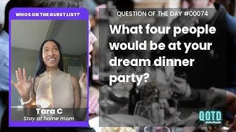 Video thumbnail for Tara's Dream Dinner Party: Mozzy, Elon Musk, and more!
