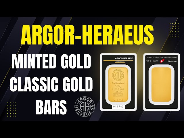 Video thumbnail for Argor Heraeus - Minted Gold Classic Gold Bars #gold #goldratetoday #goldpricetoday #goldrate