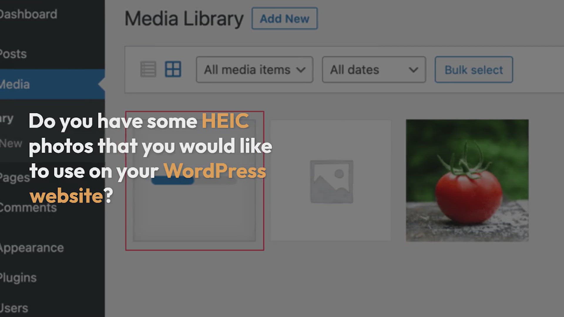 'Video thumbnail for How to Add HEIC to JPG Conversion in WordPress (Easy Method)'