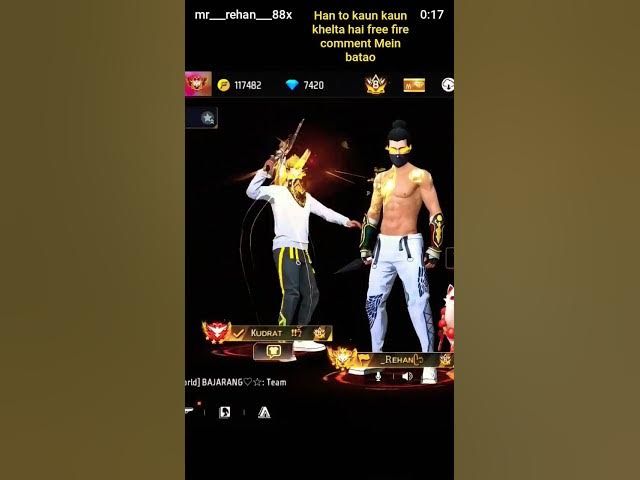 Video thumbnail for ham hen Char bhai Charon ke Charon tabahi free fire#shorts# video