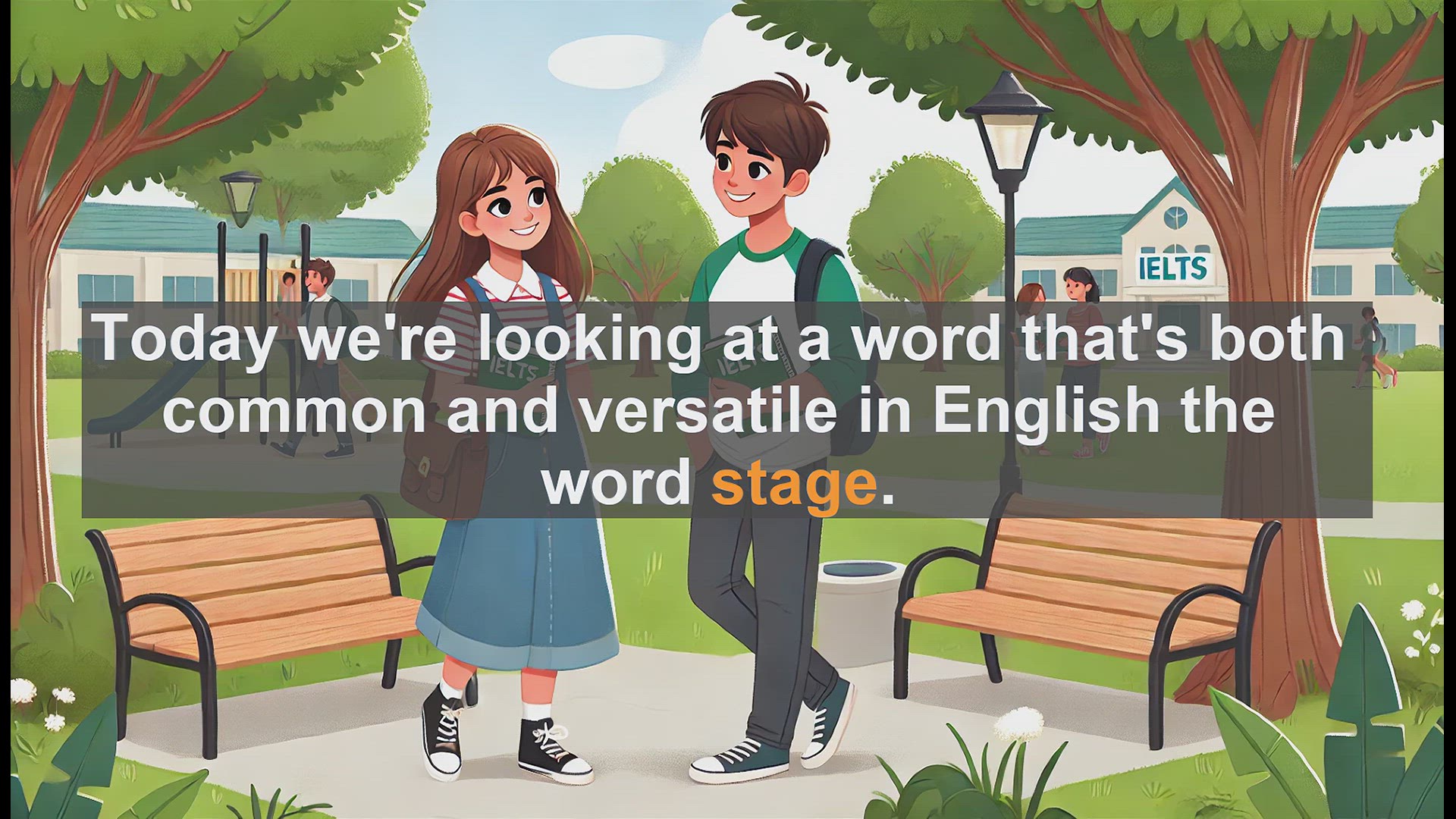 'Video thumbnail for 2500 Must Know IELTS 5.5 Vocabulary - Understanding the Word 'Stage': Essential IELTS Vocabulary'