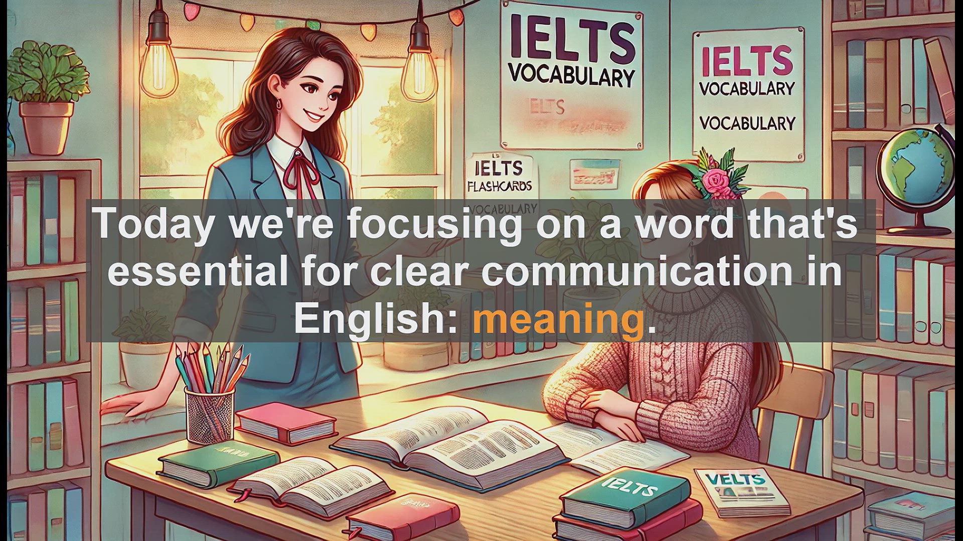 'Video thumbnail for 2500 Must Know IELTS 5.5 Vocabulary - Understanding 'Meaning': Essential English Vocabulary for IELTS'