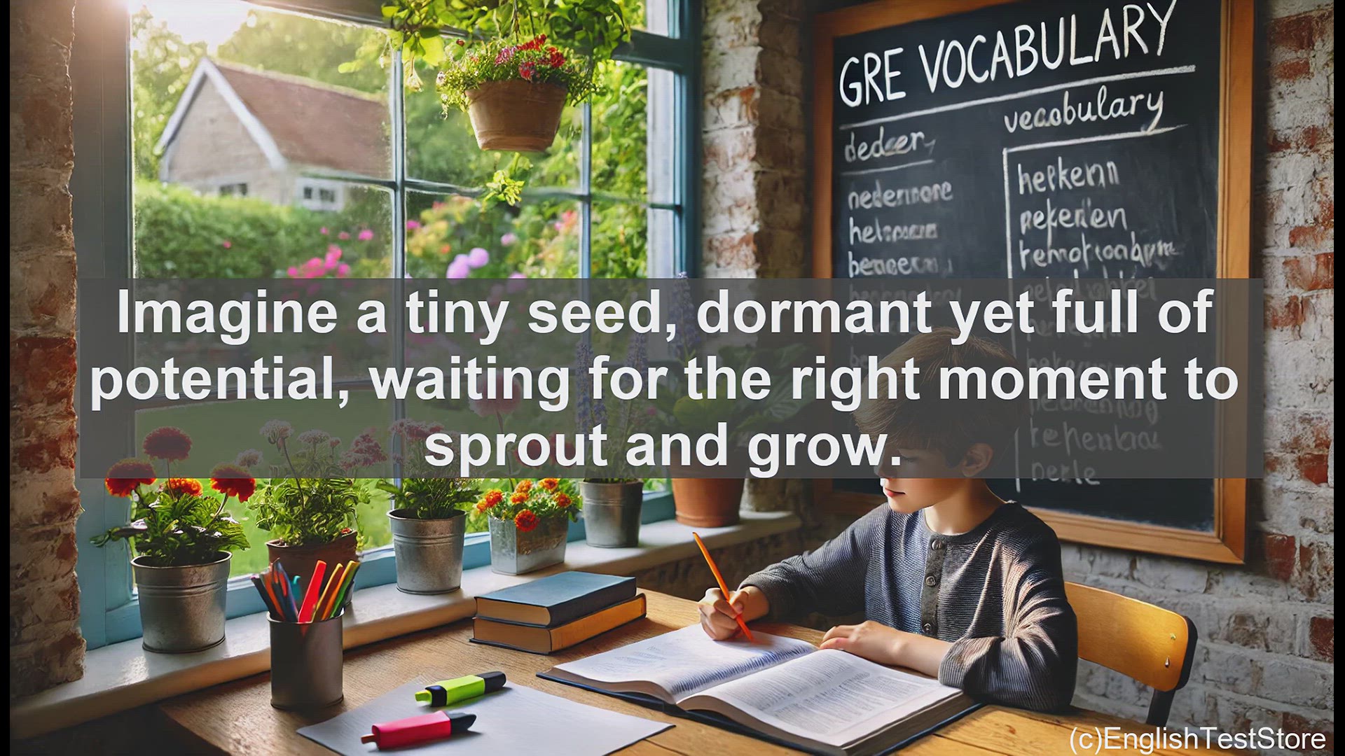 'Video thumbnail for GRE Vocabulary Lesson: Unlocking the Potential of Germinal - A GRE Vocabulary Lesson'