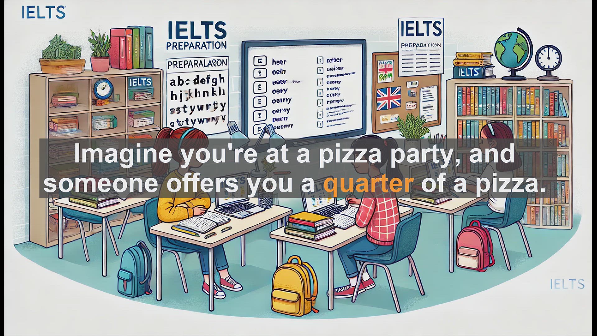 'Video thumbnail for 2500 Must Know IELTS 5.5 Vocabulary - Understanding 'Quarter': A Key Word for IELTS Success'