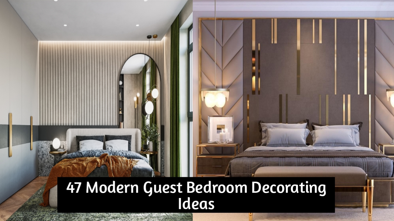 'Video thumbnail for Modern Guest Bedroom Decorating Ideas'