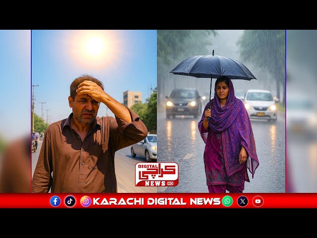 Video thumbnail for On the one hand, the residents of KARACHI are worried about the intense heat, on the other hand