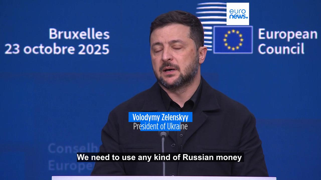 Video thumbnail for Belgian resistance holds up €140 billion loan for Ukraine at EU summit
