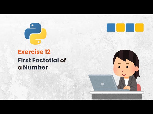 Video thumbnail for How to Find Factorials in Python Super Easy! | Python Beginner Exercise