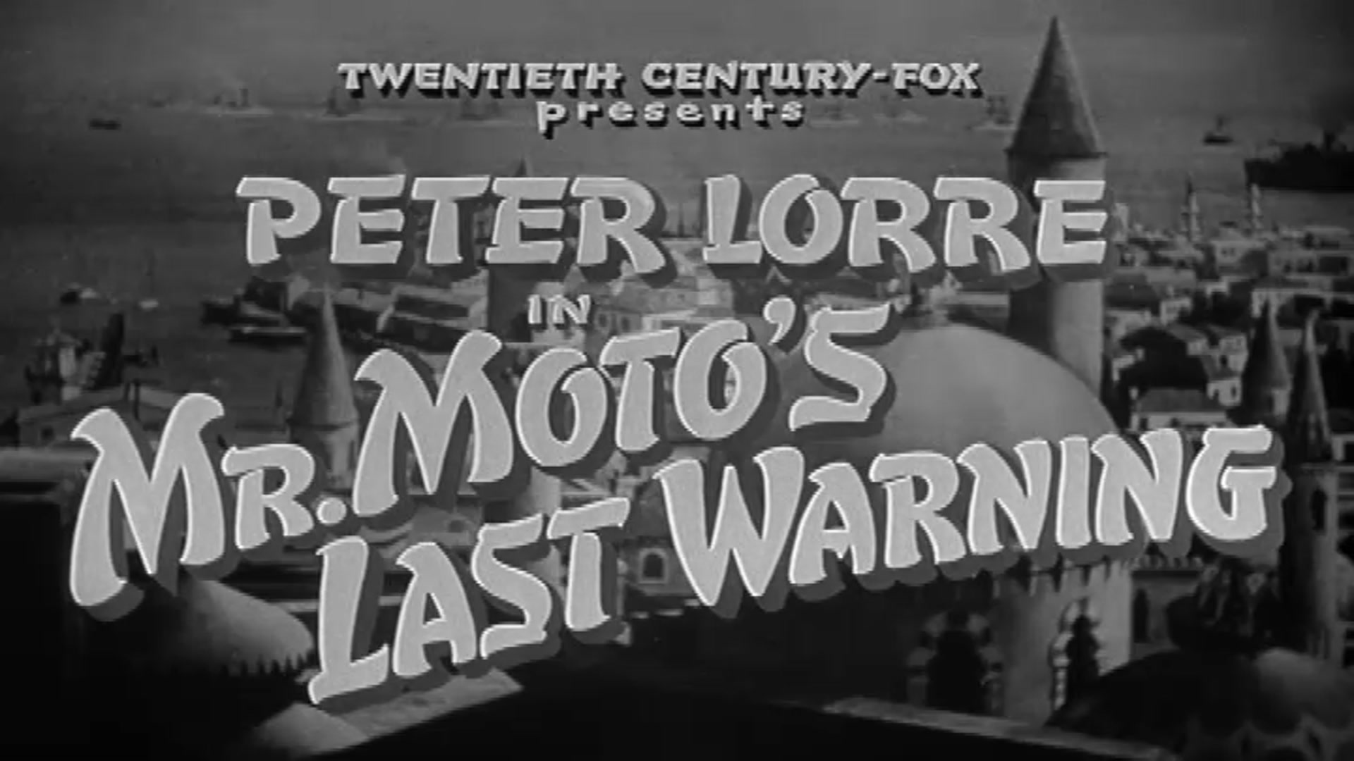 Video thumbnail for MR MOTO'S LAST WARNING (1938)