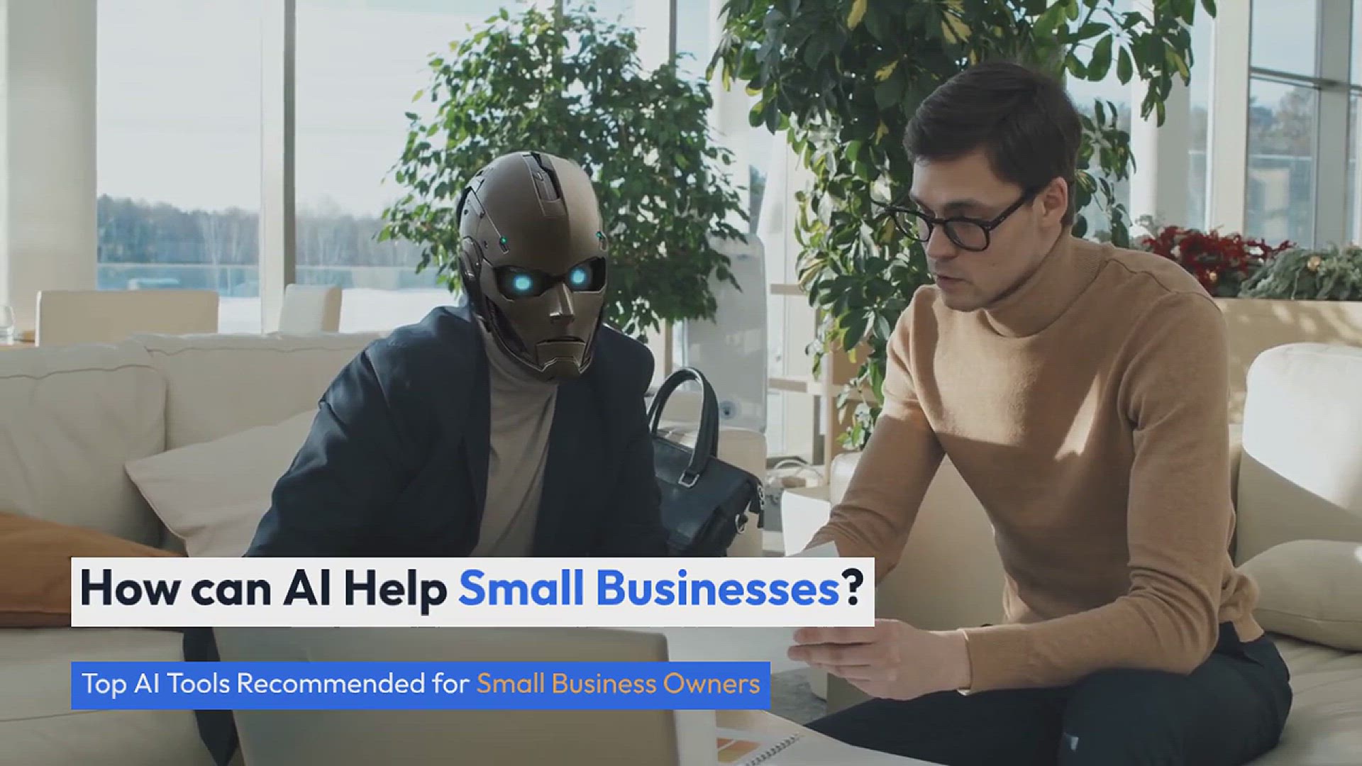 'Video thumbnail for How can AI Help Small Businesses? Top AI Tools Recommended for Small Business Owners'