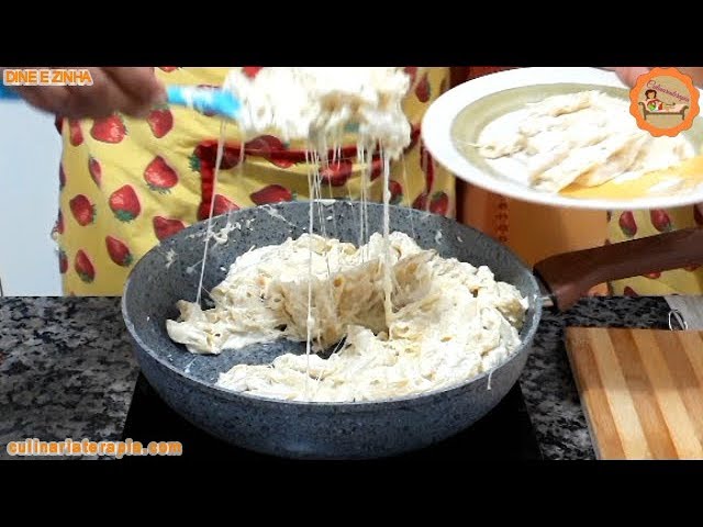 'Video thumbnail for Macarrão cremoso ao molho de queijos'