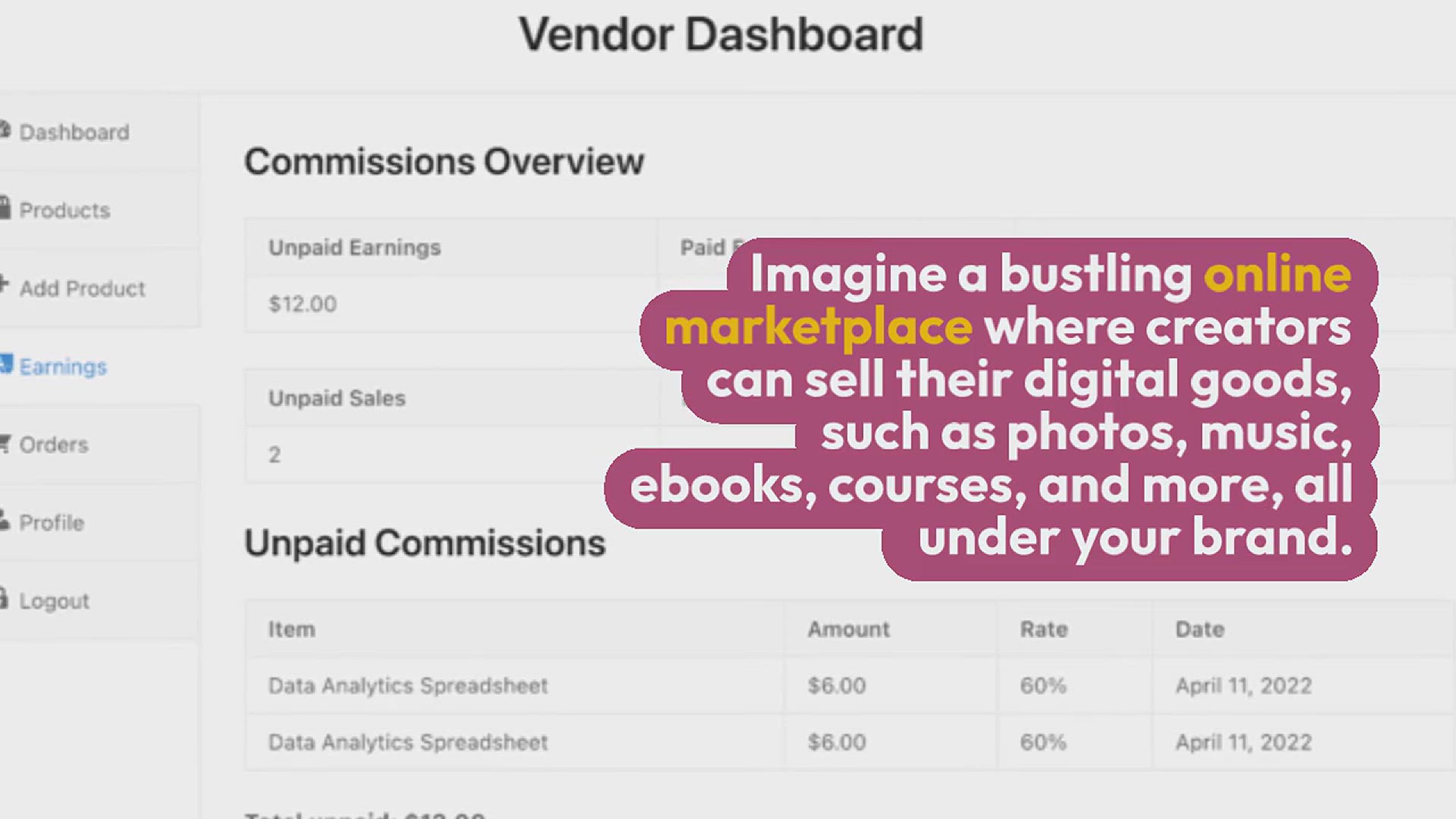 'Video thumbnail for How to Create a Digital Product Marketplace in WordPress'