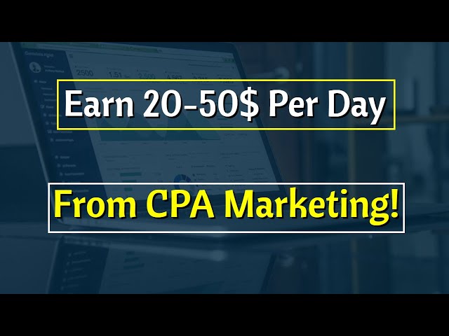 'Video thumbnail for CPA মার্কেটিং করে আয় করুন প্রতিদিন ২০-৫০$ | Earn Money From CPA (2021)'