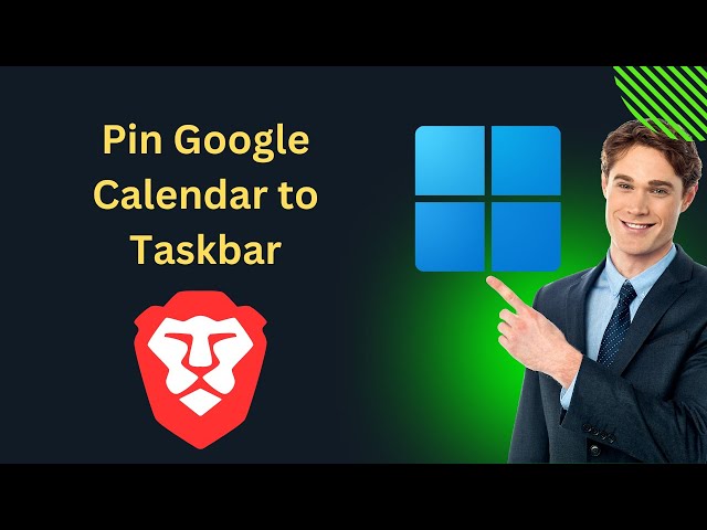 'Video thumbnail for How to Pin Google Calendar to Windows 11 Taskbar using Brave | GearUpWindows Tutorial'