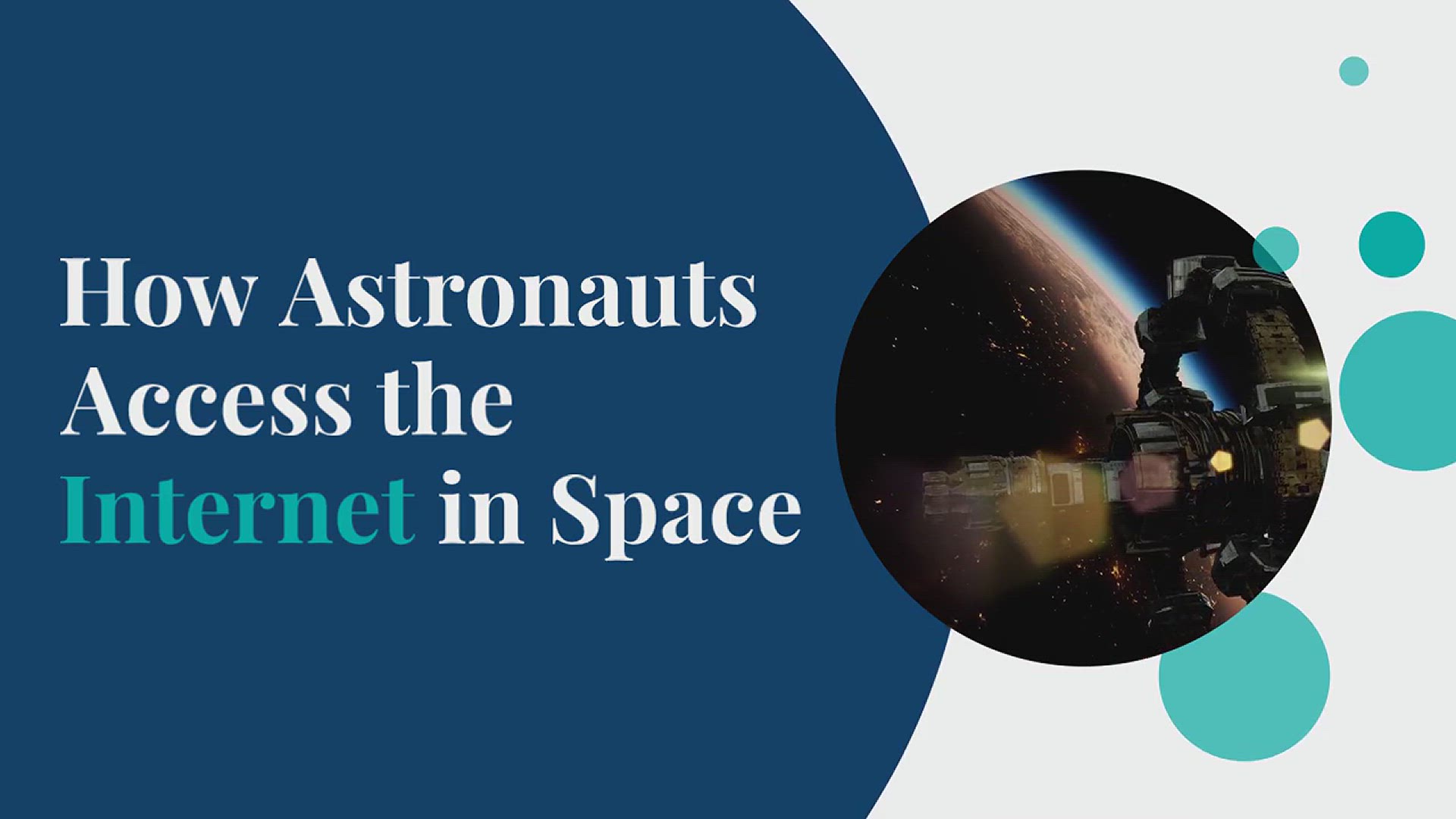 'Video thumbnail for Do Astronauts Have Internet Access In Space?'