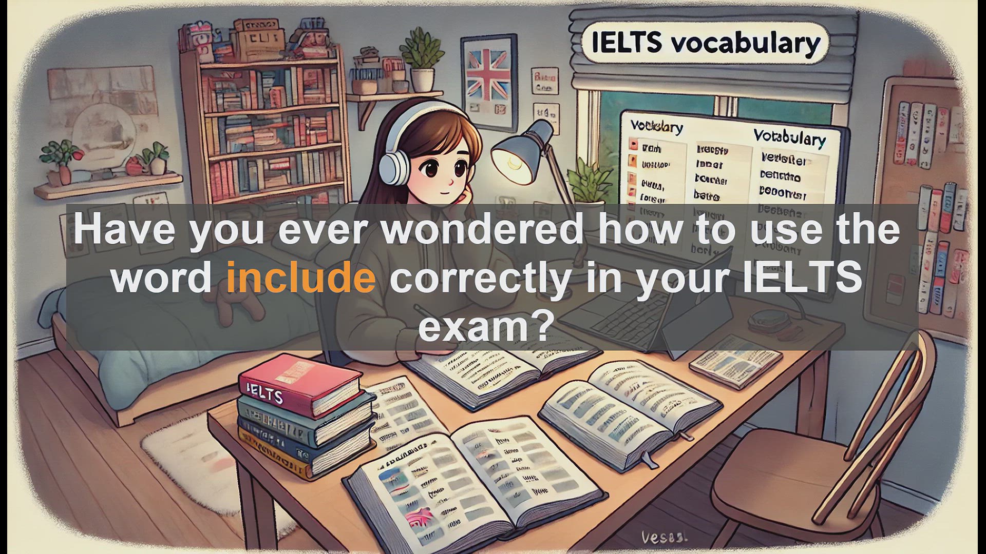 'Video thumbnail for 2500 Must Know IELTS 5.5 Vocabulary - How to Use 'Include' Correctly in IELTS: Boost Your Vocabulary Score'