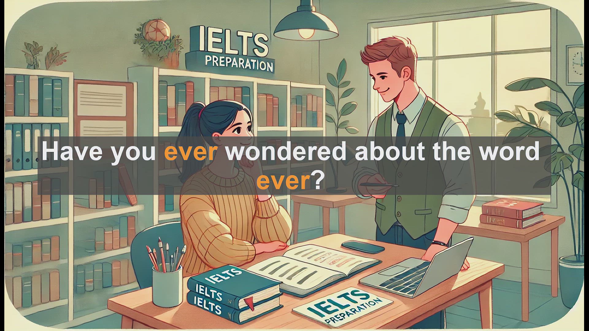 'Video thumbnail for 2500 Must Know IELTS 5.5 Vocabulary - Understanding 'Ever': A Key Word for IELTS Success'