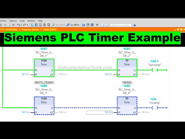 Video thumbnail for Siemens PLC Timer Example: Oven Heating